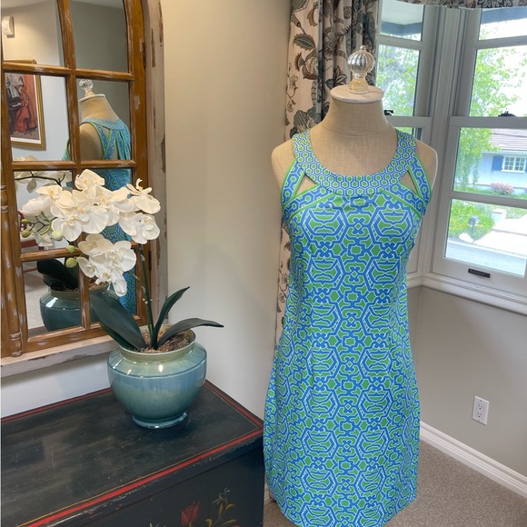 Gretchen Scott Isosceles Rio Gio Kelly/Blue Dress - Picture 4 of 11